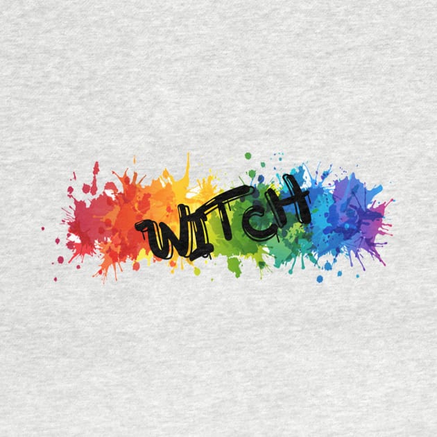 Splatter Witch Pride by Warehouse RoyGBiv